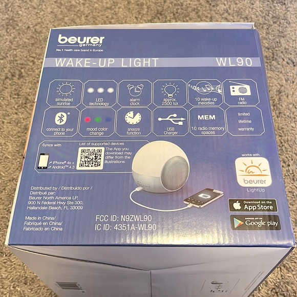 Brand New Beurer 4-in-1 Wake Up Light - Picture 2 of 2